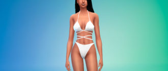 Женский милый купальник для Симс 4 – фото 1