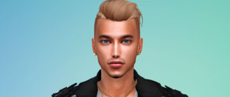 Борода Arno N52 для Симс 4 – фото 1