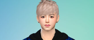 Борода N43 для мужчин для Симс 4 – фото 1