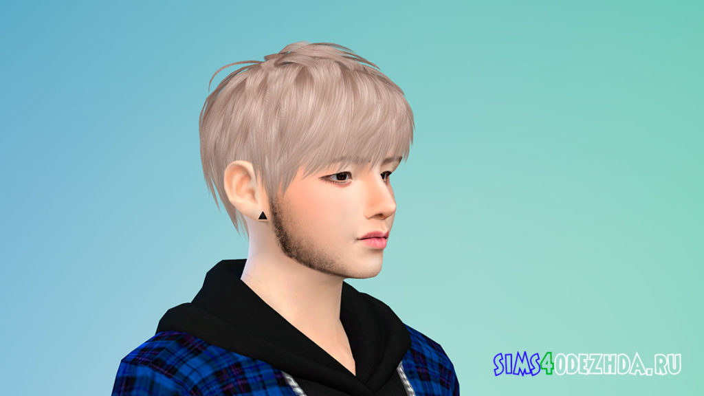 Борода N43 для мужчин для Симс 4 – фото 2