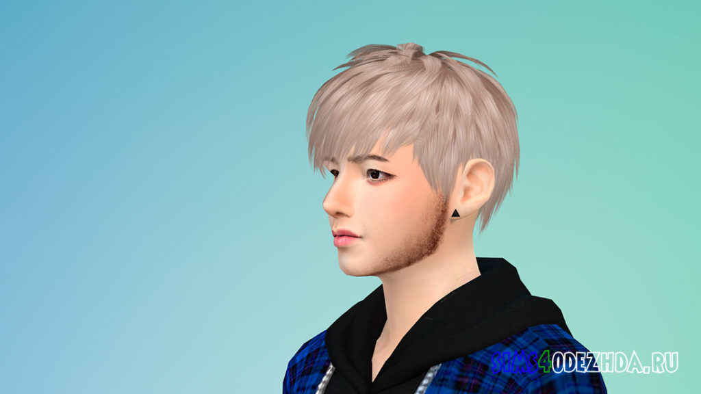 Борода N43 для мужчин для Симс 4 – фото 3