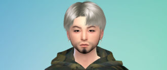 Мужская борода Stefano N53 для Симс 4 – фото 1