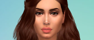 Подводка для глаз S-Club N06 для Симс 4 – фото 1