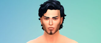 Реалистичная борода для Симс 4 – фото 1