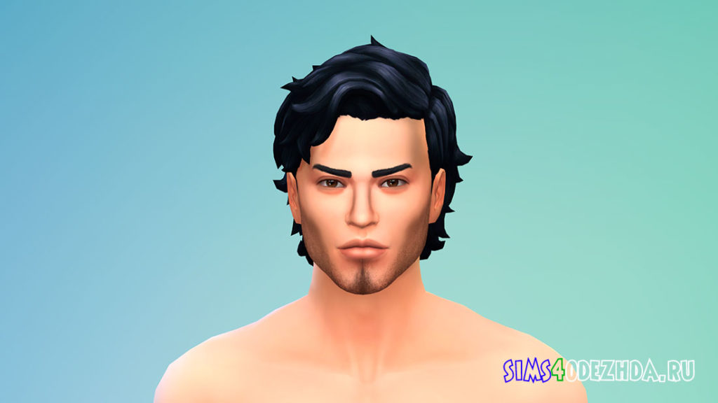 Реалистичная борода для Симс 4 – фото 3