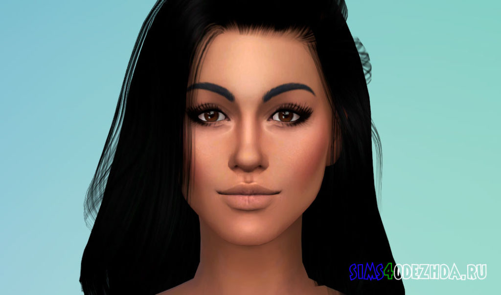 Ресницы S-Club N201813 для Симс 4 – фото 2