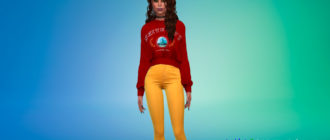 Удобные женские свитшоты для Симс 4 – фото 1