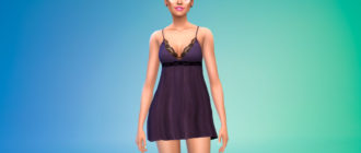 Женская сорочка для Симс 4 – фото 1