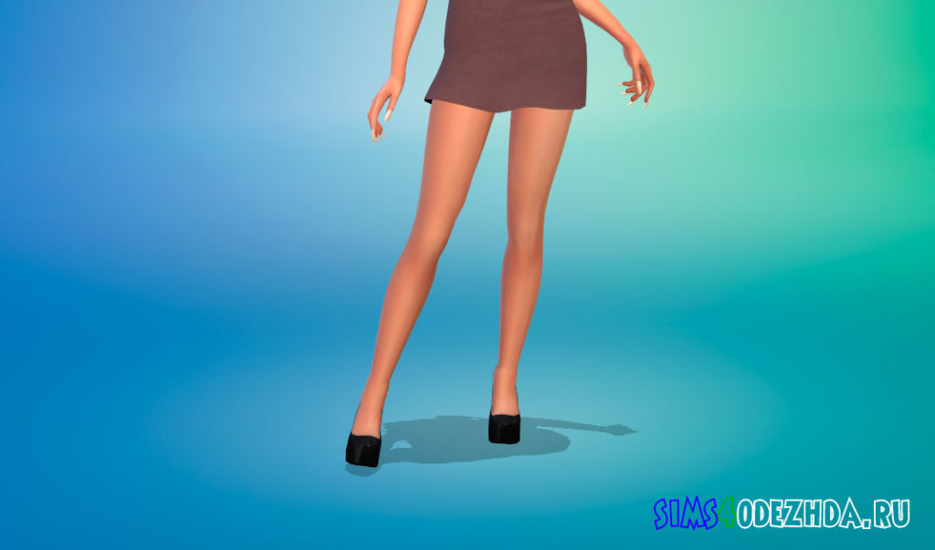 Каблуки Dina Skyscraper Heels для Симс 4 – фото 2