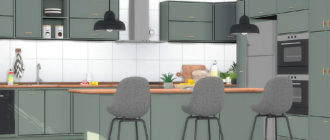 Кухня Germanium для Симс 4 – фото 1