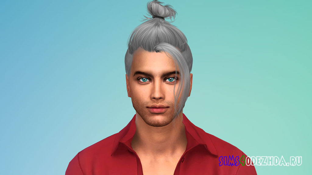 Мужская прическа WINGS-OS0116 от wingssims для Симс 4 – фото 2