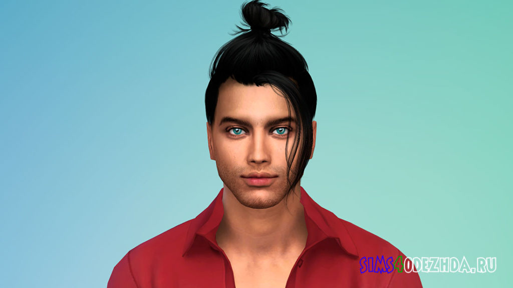 Мужская прическа WINGS-OS0116 от wingssims для Симс 4 – фото 3