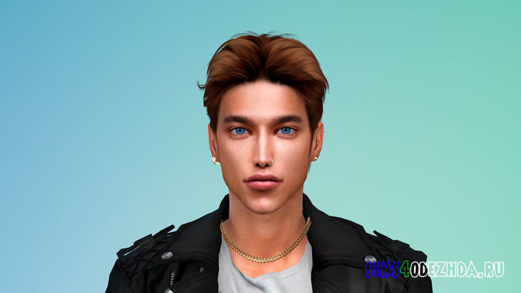 Мужская прическа WINGS-OS0826 от wingssims для Симс 4 – фото 2