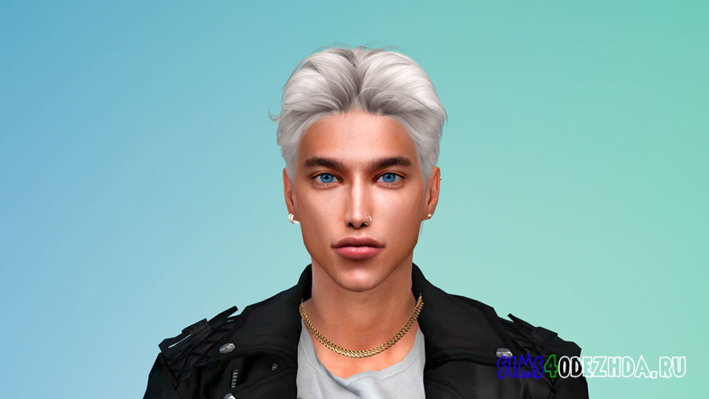 Мужская прическа WINGS-OS0826 от wingssims для Симс 4 – фото 3