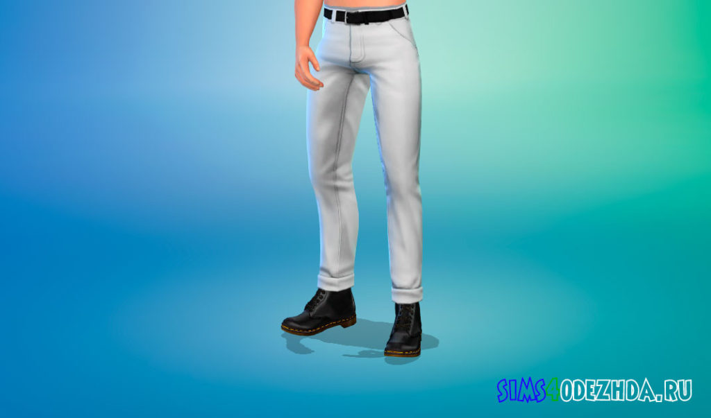 Мужские ботинки Madlen Aprilia для Симс 4 – фото 3