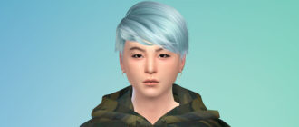 Мужские волосы Atlas от Anto для Симс 4 – фото 1