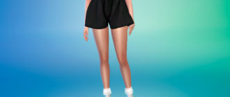 Носки с рюшами для Симс 4 – фото 1