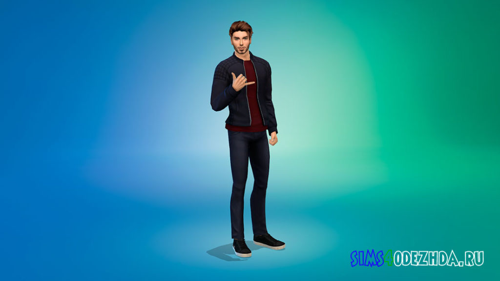 Пак мужских поз для Симс 4 – фото 2