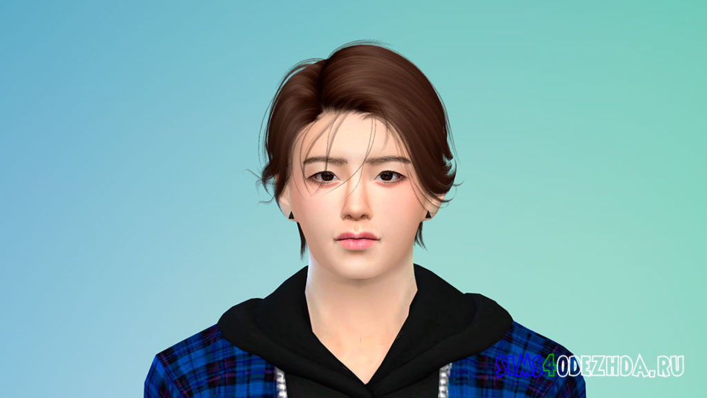 Прическа для мужчин WINGS-OS0605 от wingssims для Симс 4 – фото 2