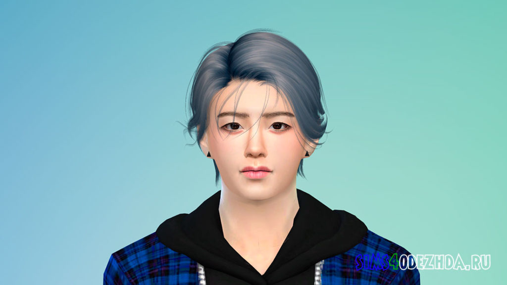 Прическа для мужчин WINGS-OS0605 от wingssims для Симс 4 – фото 3