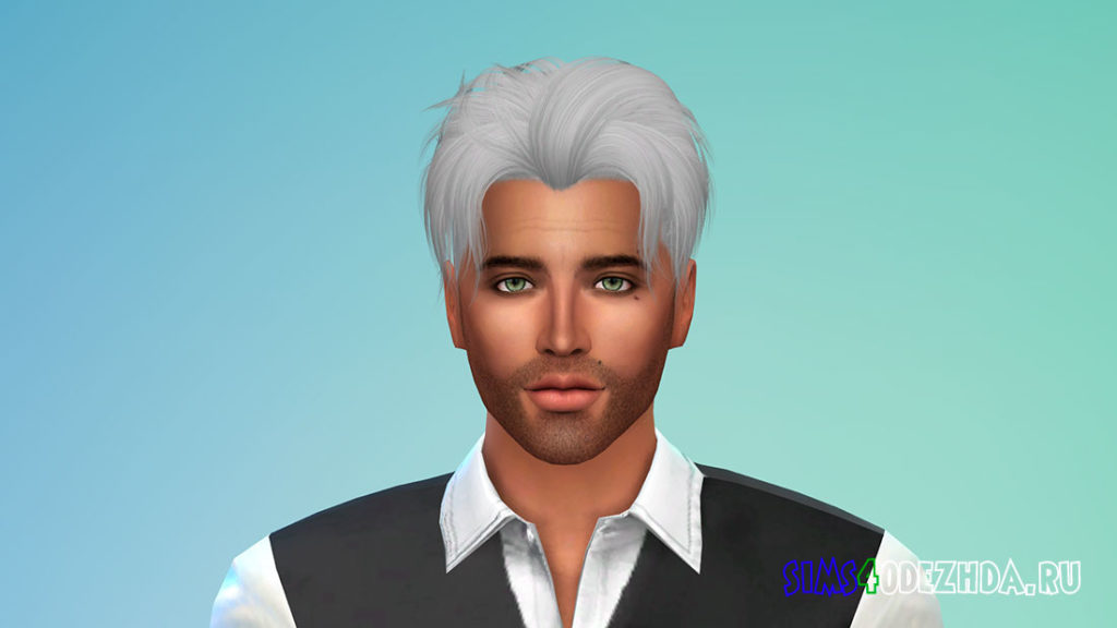 Прическа Jake от Ade для Симс 4 – фото 2