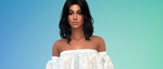 Прическа Mollie от Anto для Симс 4 – фото 1