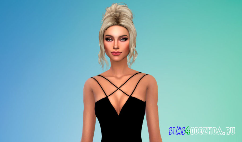 Прическа Ominous от toksik для Симс 4 – фото 2