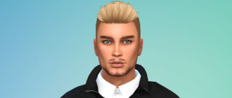 Прическа Sunset от Anto для Симс 4 – фото 1