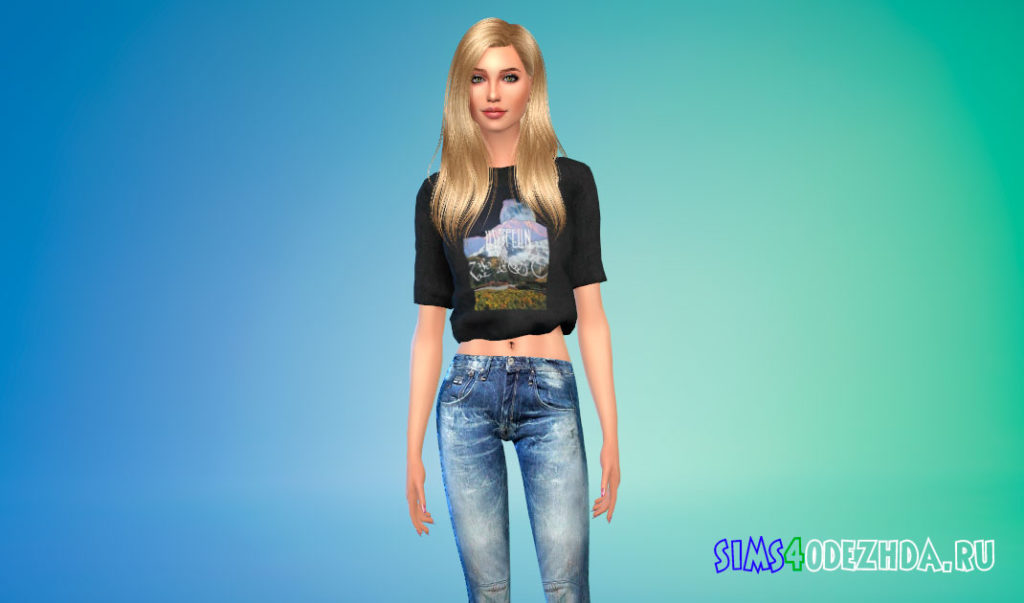 Симка Emma Roberts для Симс 4 – фото 2