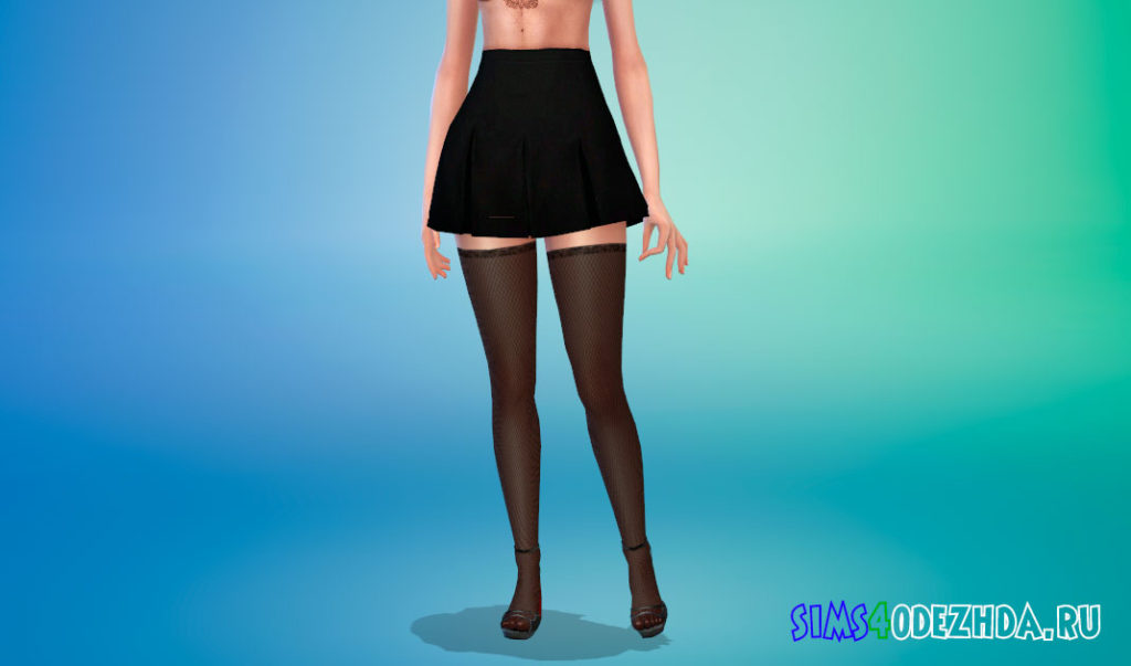 Симпатичные кружевные чулки для Симс 4 – фото 2