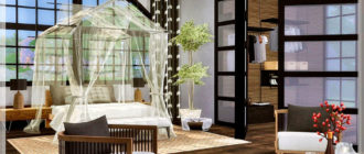 Спальня Charlotte для Симс 4 – фото 1