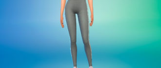 Спортивные леггинсы Nike для девушек для Симс 4 – фото 1