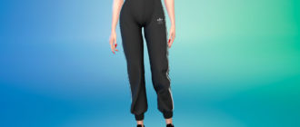 Спортивные штаны Adidas для Симс 4 – фото 1