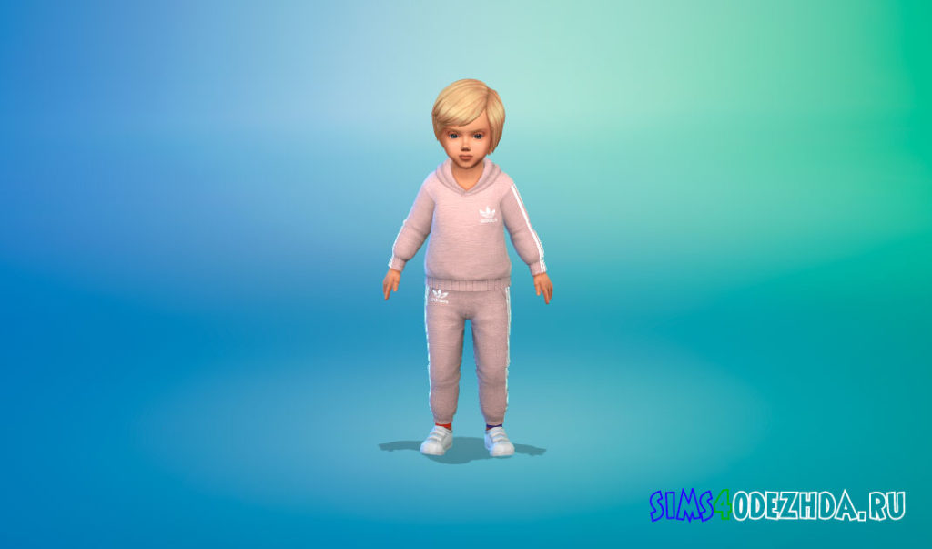 Спортивный костюм для малышей для Симс 4 – фото 3