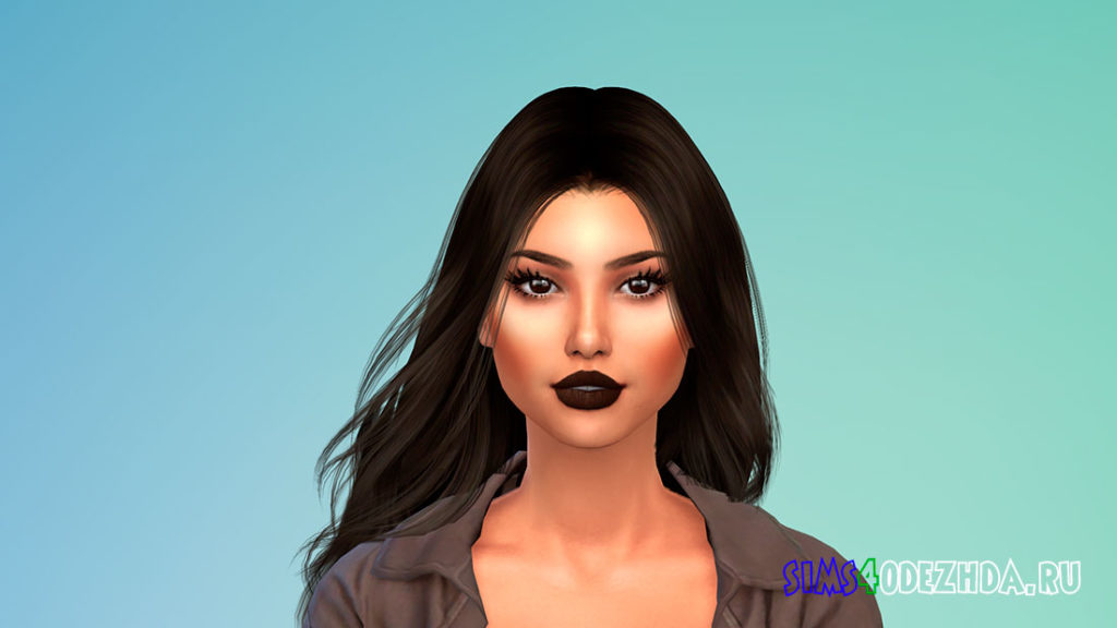 Сухая помада с зубами для Симс 4 – фото 3