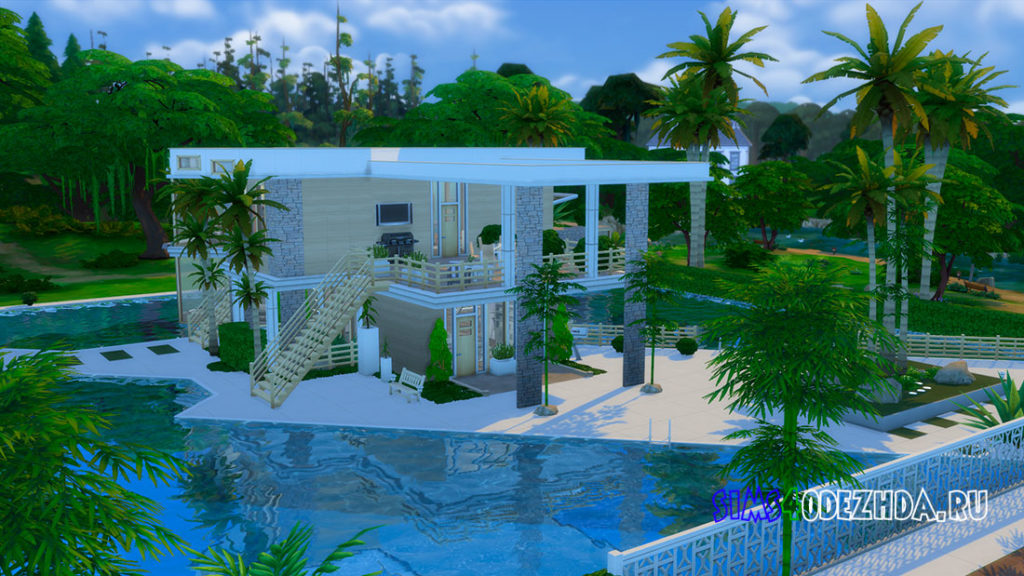 Австралийский пляжный дом для Симс 4 – фото 1