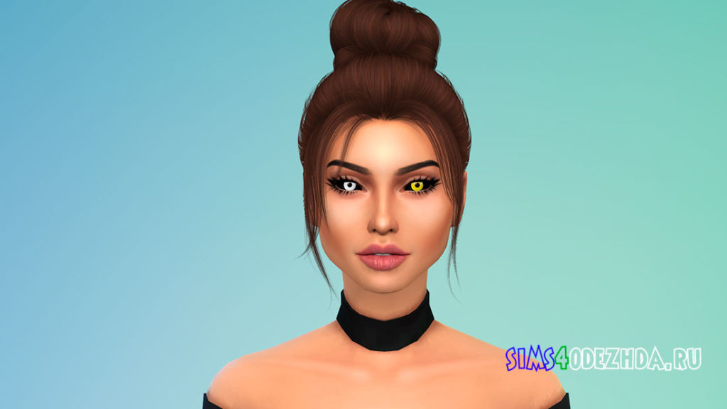 Глаза демона N144 + Гетерохромия для Симс 4 – фото 3