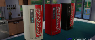 Холодильник Coca-Cola для Симс 4 – фото