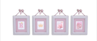 Картина с бантом в кремовых тонах для Симс 4 – фото