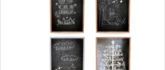 Классная доска с рисунками для Симс 4 – фото