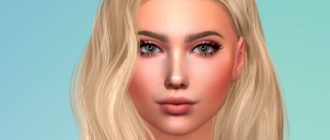 Контур лица Indiri для Симс 4 – фото 1