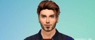 Мужские губы N1 для Симс 4 – фото