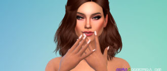 Ногти Jelly N19 для Симс 4 – фото 1