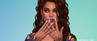 Ногти Romee N21 для Симс 4 – фото 1