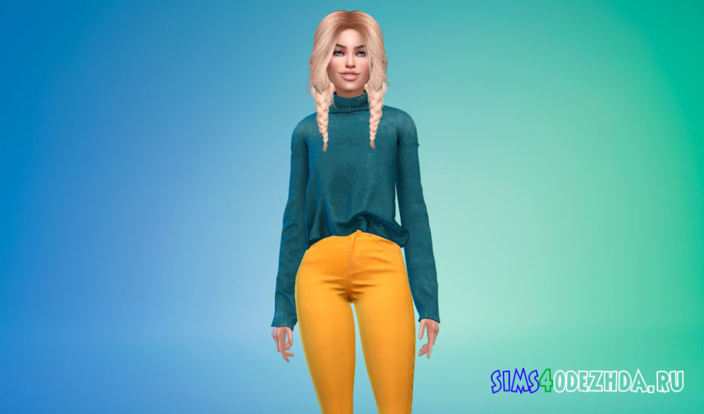 Новый удобный свитер для Симс 4 – фото 2