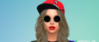 Очки Elisa для Симс 4 – фото 1