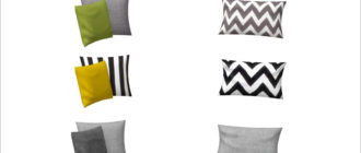 Подушки на 2-х местный диван для Симс 4 – фото