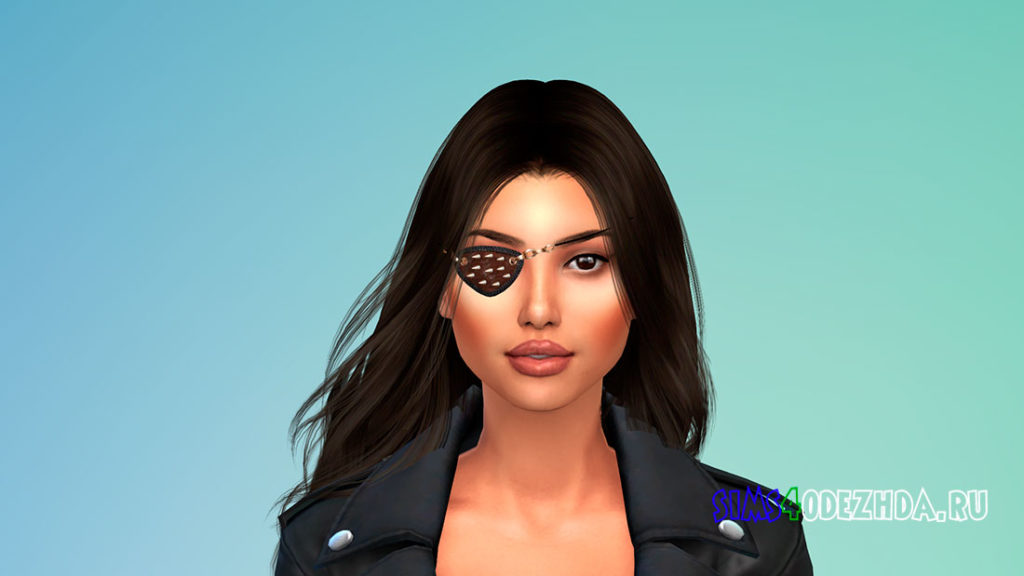 Повязка на глаз с шипами для Симс 4 – фото 2