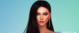 Серьга-подвеска для Симс 4 – фото 1