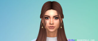 Серьги Diana для Симс 4 – фото 1